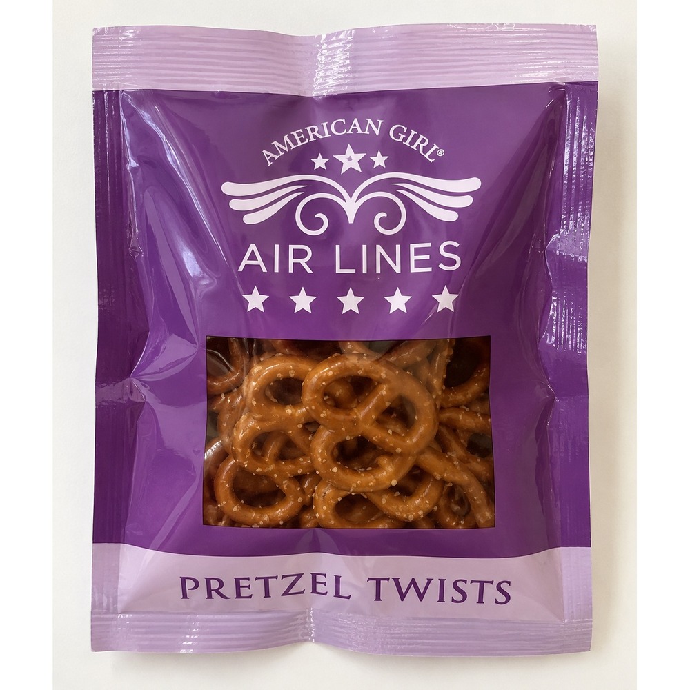 AMERICAN GIRL AG Doll NEW Truly Me Air Lines Pretzel Twist Bag ONLY Airplane